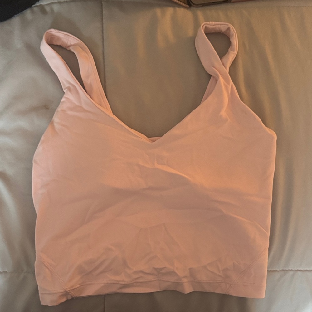 lulu align tank pink!!